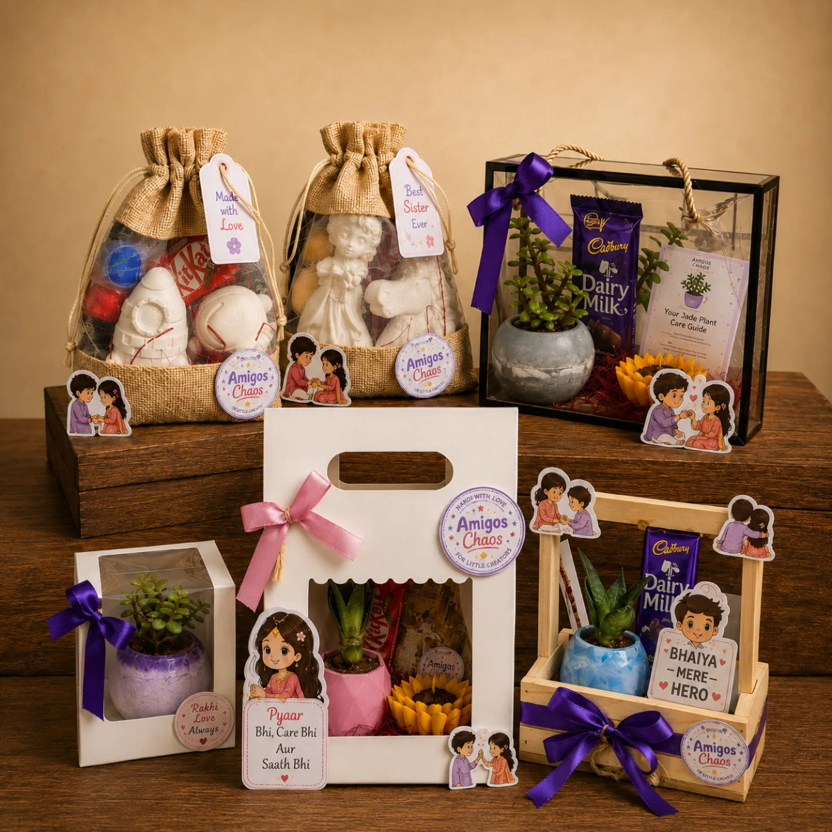 Amigos Chaos handmade gift hampers